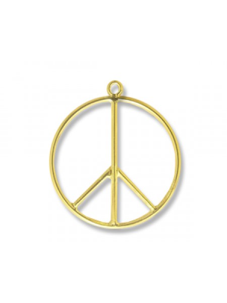 Charm Peace 21mm 14K Gold Filled