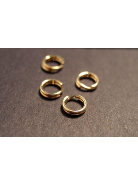 Split Ring 4.5mm Round 14KGF