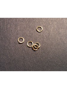 Jump Ring 0.5x3mm 14KGF
