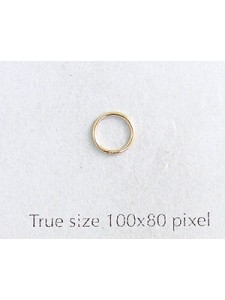 Soldered Ring 0.64x6mm Gold Filled