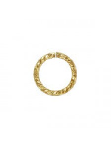 Jump Ring Sparkle 0.76x6mm 14KGF