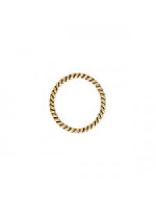Jump ring Twisted 0.76x8mm Gold Filled