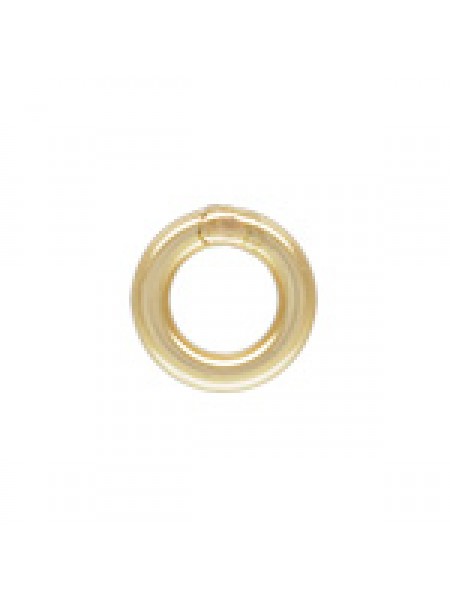 Jump Ring Soldered 0.89x4mm Gold Filled