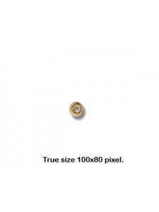 3mm Roundel H:1mm  14K gold filled