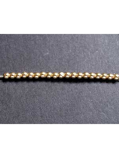 Gold filled Round Bead 2mm (0.9mm hole)