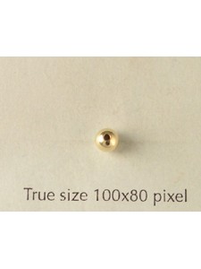 Plain Bead 4mm 14K Gold Filled