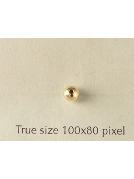 Plain Bead 4mm 14K Gold Filled