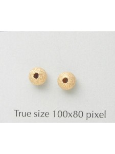 Stardust Bead 5mm 1.4mm Holes 14KGF