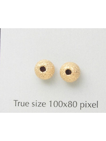 Stardust Bead 6mm 1.5mm Hole 14KGF