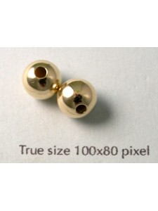 8mm Round 14K Gold filled Bead