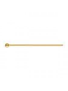 Ball Headpin 0.63x38mm Gold Filled