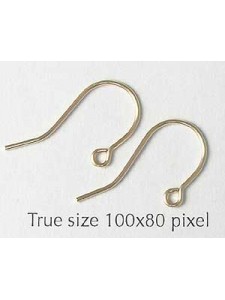 French Earwire 0.76mm 14K G Filled PAIR