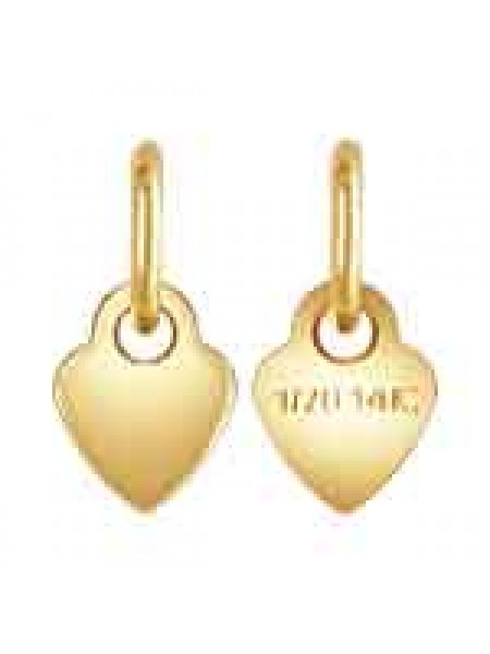 Quality Tag Heart 3.5mm w/ring