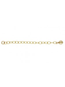 Extension Chain 2in w/4mm bead 14K GF