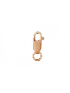 Lobster Clasp w/ring 3x8mm Rose Gold GF