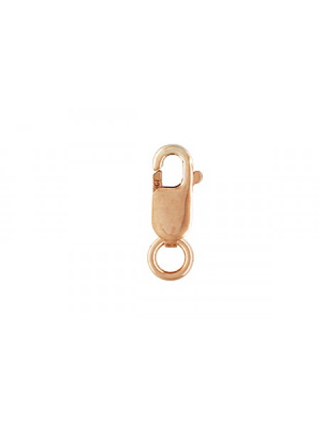 Lobster Clasp w/ring 3x8mm Rose Gold GF