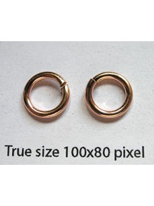 Jumpring 1.62x10mm 14KGF Rose Gold