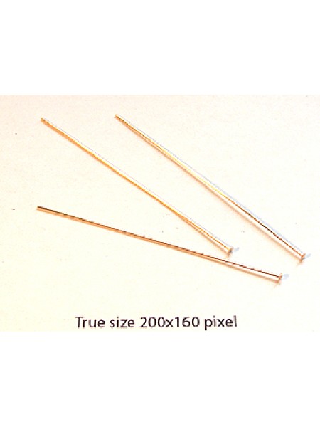 Headpin 24ga 0.5x50mm 14KGF Rose Gold