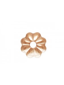 Flower Bead Cap 4mm 14K Rose Gold Filled