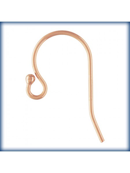 Ball End Earwire 11.5x20mm 0.66mm RGF pr