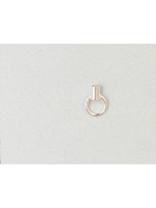 ID Crimp Endcap w/ring 1.5mm St.Silver
