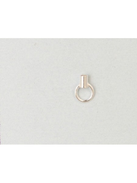 ID Crimp Endcap w/ring 1.5mm St.Silver