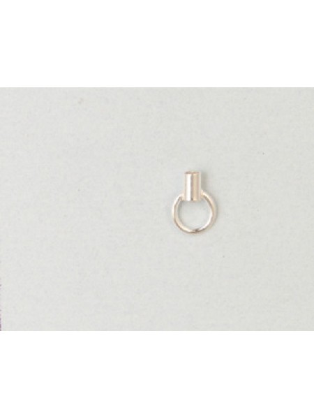 ID Crimp Endcap w/ring 1.5mm  St.Silver