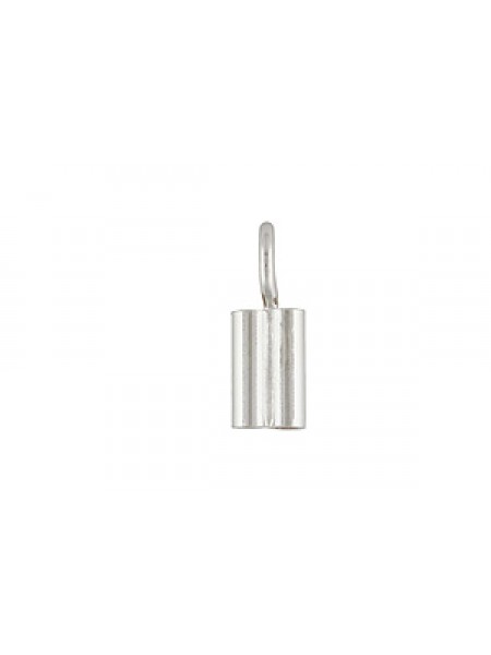 St.Silver Double Tube w/ring ID1mm