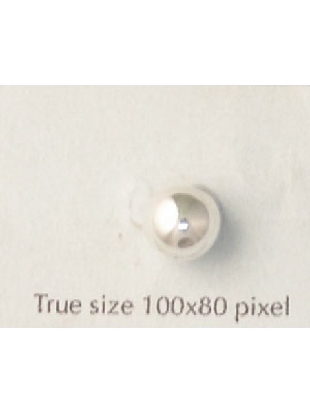 St.Silver Bead Light 8mm 2.2mm hole