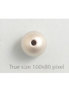 St.Silver Bead 12mm 2.5mm hole Sandblast