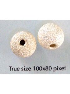 St.Silver Stardust Bead 12mm 2.5mm hole