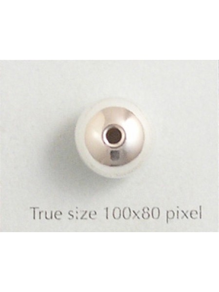 St.Silver Bead 12mm Light 2.5mm hole