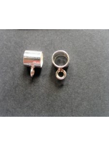 St.Silver 5x5mm Tube with closed Ring