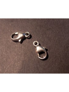 St. Silver Oval Trigger Clasp 4.8x9.0mm
