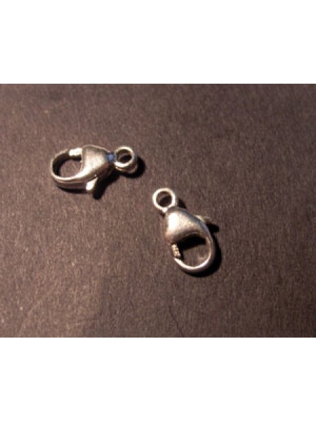 St. Silver Oval Trigger Clasp 4.8x9.0mm