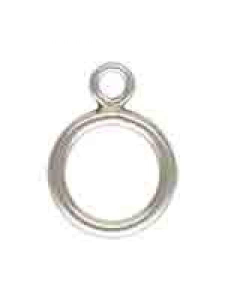 St.Silver Toggle Ring 1.3mm x 9mm