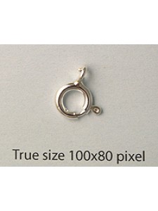 St.Silver Spring Ring 8mm w/open ring
