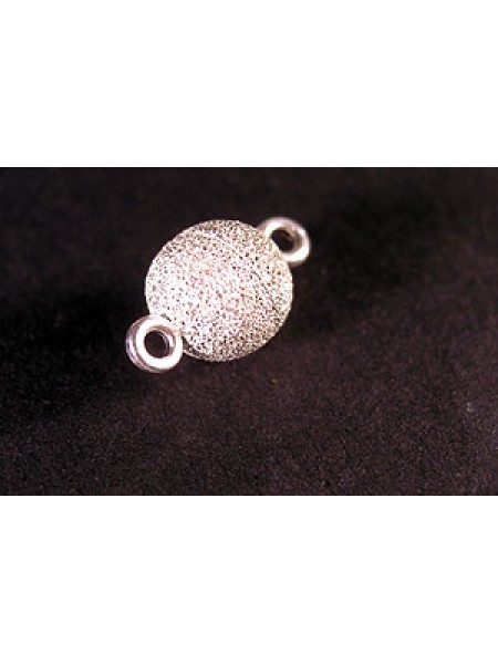 St.Silver Magnetic Bead clasp 8mm Stardu