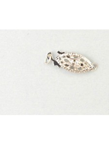 St. Silver Filigree Clasp 17x6mm