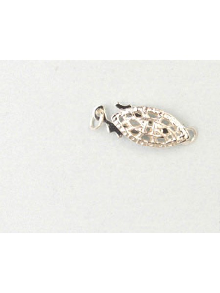 St. Silver Filigree Clasp 17x6mm