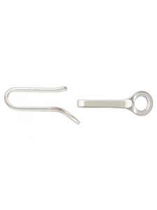 St.Silver Simple Hook 15x1.6mm