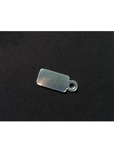 St.Silver Name Tag 5x10mm w/ring