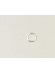 St.Silver Jump Ring 6mm x 0.89mm