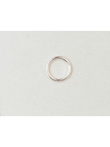 St.Silver Jump Ring 8.0 x 1.0mm SOLDERED