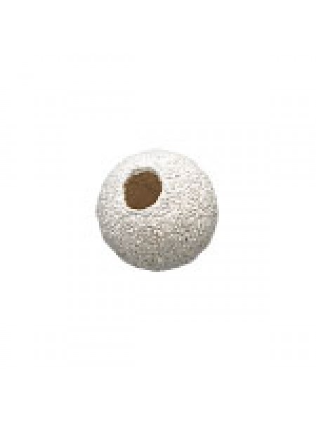 Stardust Bead 4mm (1.5mm H) St. Silver