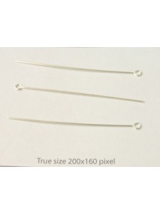 St.Silver Eye Pin 50mmx0.64mm (22 gauge)