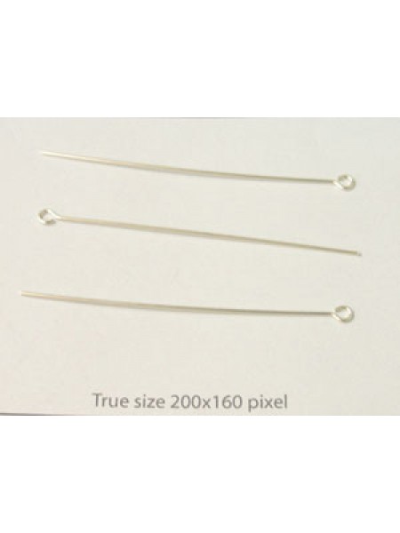 St.Silver Eye Pin 50mmx0.64mm (22 gauge)