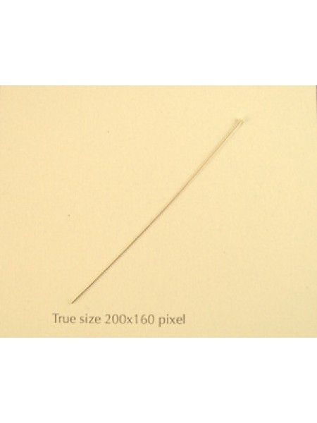 St. Silver Head Pin 50mmx0.5mm thick