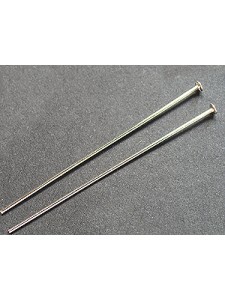 St.Silver Headpin 0.64x38mm Flat Head