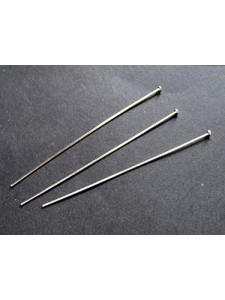 St.Silver Headpin 0.64x50mm 22gauge